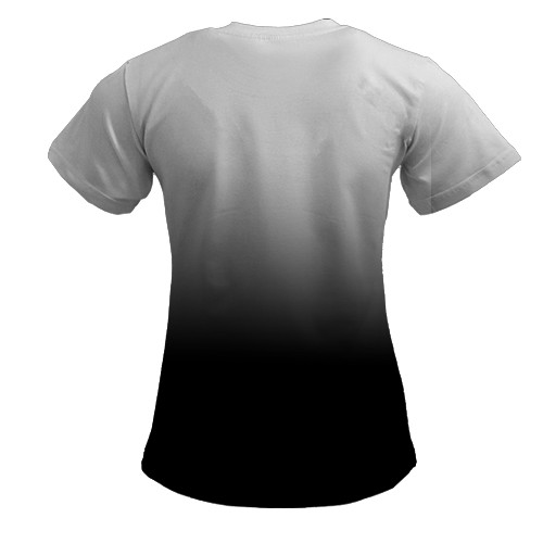 Женская 3D футболка Fast and Furious Presents Hobbs and  Shaw 2 (вид сзади)