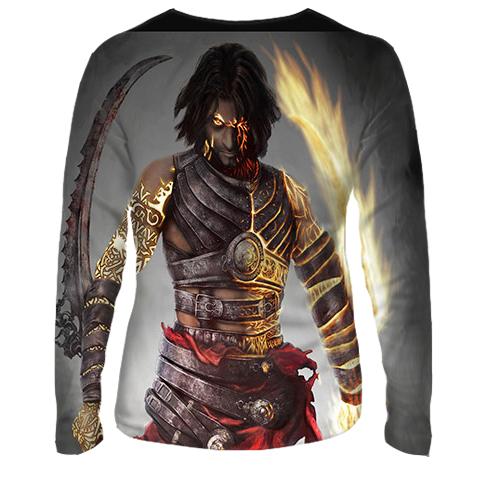 Женский 3D лонгслив Prince of Persia (вид сзади)
