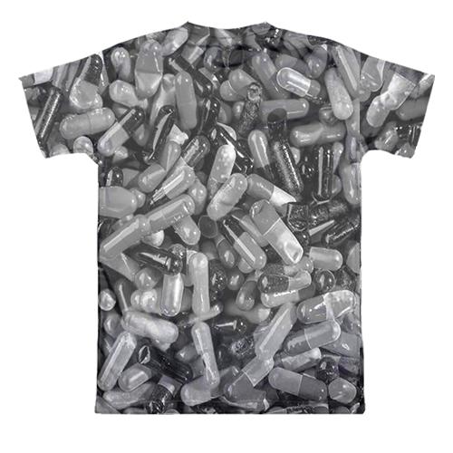 3D футболка Sex Drugs Corvalol (вид сзади)