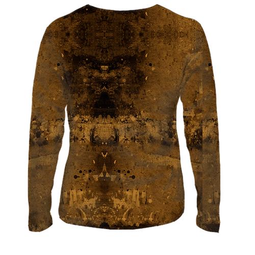 Женский 3D лонгслив Баскетбол - моя жизнь (вид сзади)