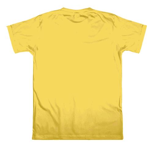 3D футболка с ретро пивом (вид сзади)