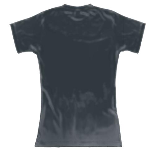 Женская 3D футболка Basketball Lion (вид сзади)