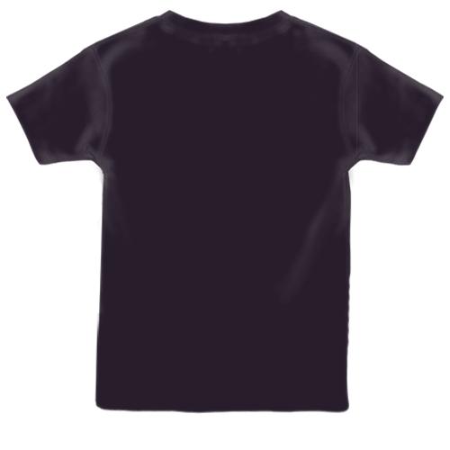 Дитяча 3D футболка з нічним деревом (вид ззаду)