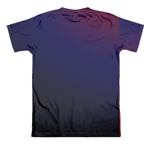 3D футболка Lion Head Pop Art (вид ззаду)