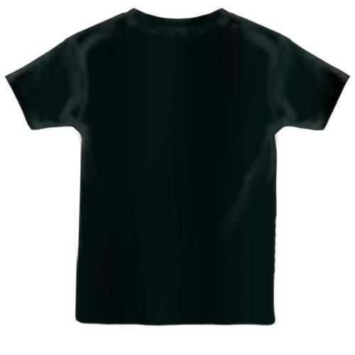 Дитяча 3D футболка Ominous landscape (вид ззаду)