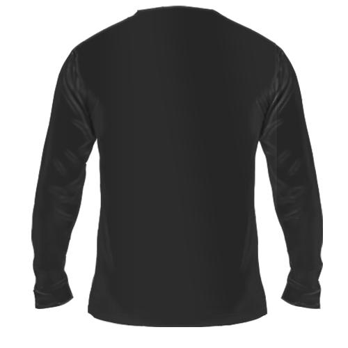 Мужской 3D лонгслив The born riders (вид сзади)