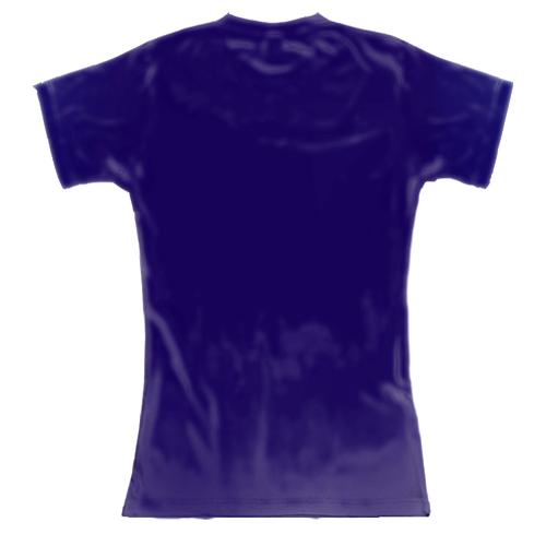 Жіноча 3D футболка ТРЕНЕР (вид ззаду)