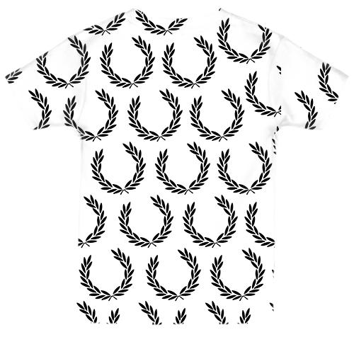 Дитяча 3D футболка Fred Perry pattern (вид ззаду)