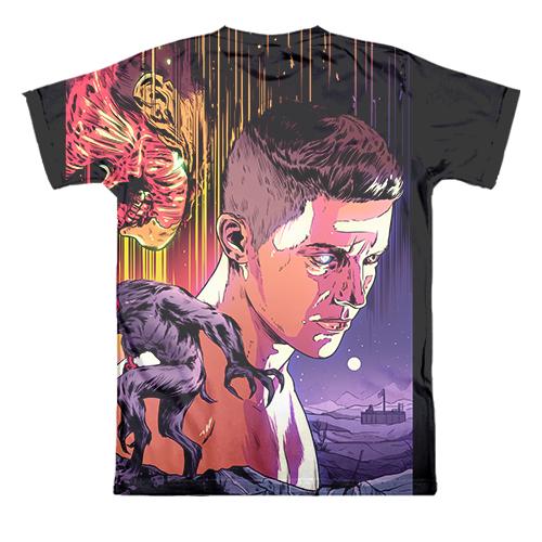 3D футболка Любов смерть і роботи. перевертні (вид ззаду)