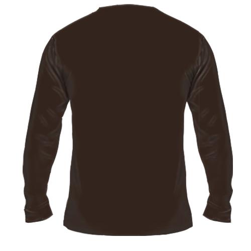 Чоловічий 3D лонгслів з хіпстера жирафом (вид ззаду)