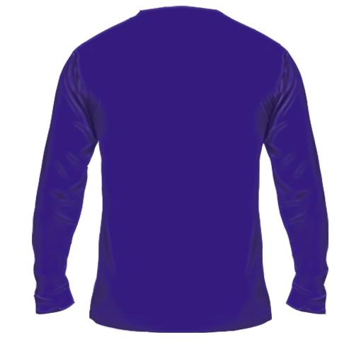 Чоловічий 3D лонгслів Running Girl Art (вид ззаду)