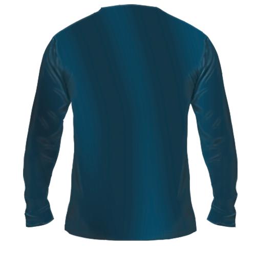 Мужской 3D лонгслив Wakesurfing (вид сзади)