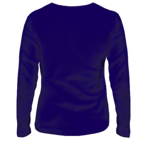 Женский 3D лонгслив ОФТАЛЬМОЛОГ (вид сзади)