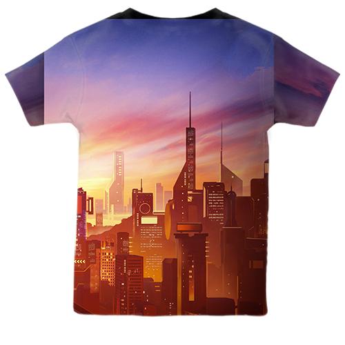 Детская 3D футболка Xiaomi Mi 8 (вид сзади)