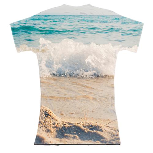 Жіноча 3D футболка Морська зірка. (вид ззаду)