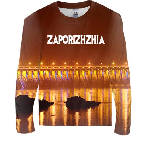 Детский 3D лонгслив Запорожье (вид спереди)