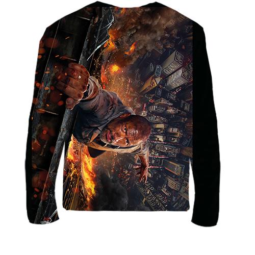 Детский 3D лонгслив Rampage Davis (вид сзади)