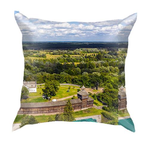 3D подушка Чернігів (вид ззаду)