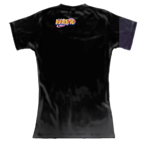 Женская 3D футболка Naruto and Hinata (вид сзади)