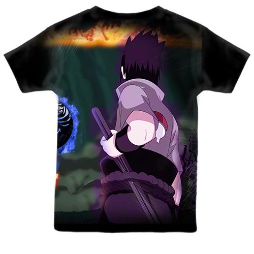 Дитяча 3D футболка Naruto and Sasuke 6 (вид ззаду)