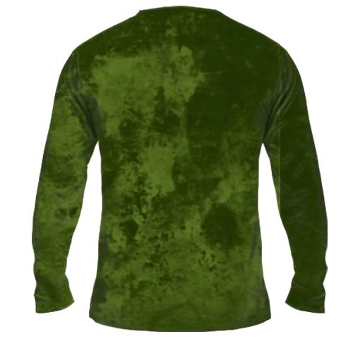 Мужской 3D лонгслив Инопланетянин (вид сзади)