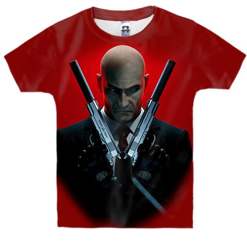 Дитяча 3D футболка Hitman Absolution (вид спереду)