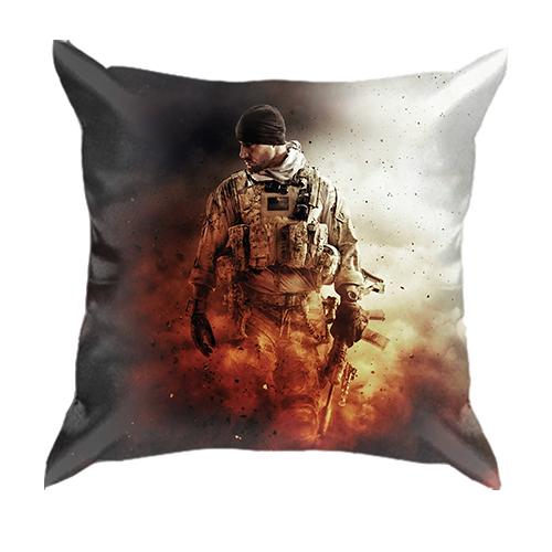 3D подушка Medal Of Honor - Warfighter (вид спереди)