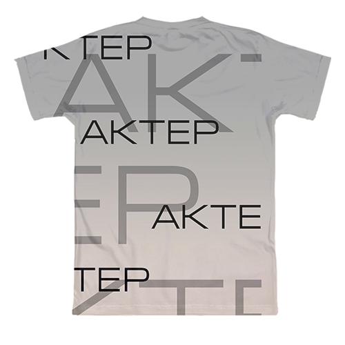 3D футболка для актёра (вид сзади)