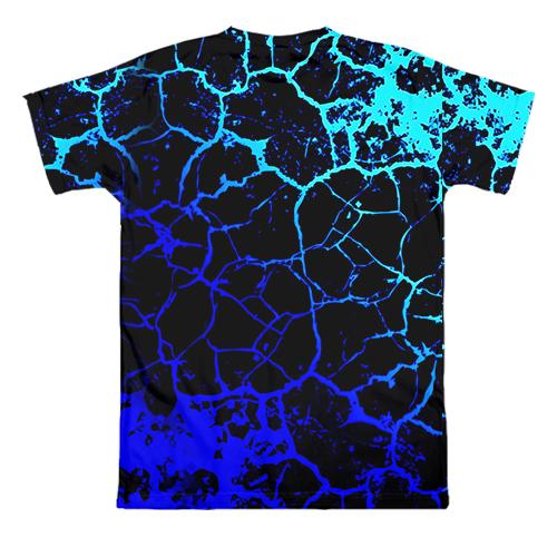 3D футболка Соник (арт) (вид сзади)