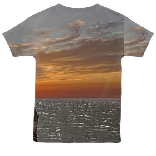 Детская 3D футболка Crimea UA (вид сзади)