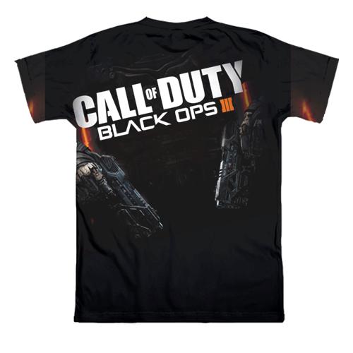 3D футболка "Call of Duty" (вид сзади)