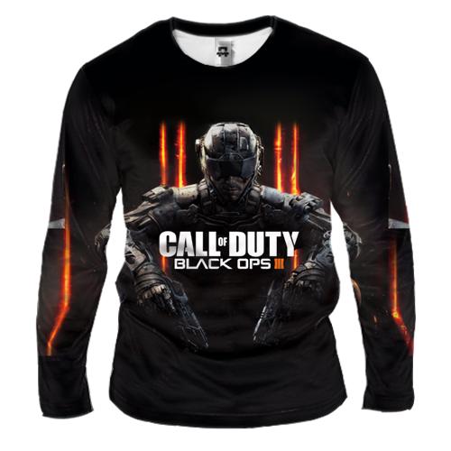 Мужской 3D лонгслив "Call of Duty" (вид спереди)