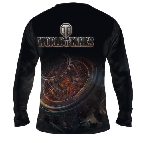 Чоловічий 3D лонгслів "World of Tanks" (2) (вид ззаду)