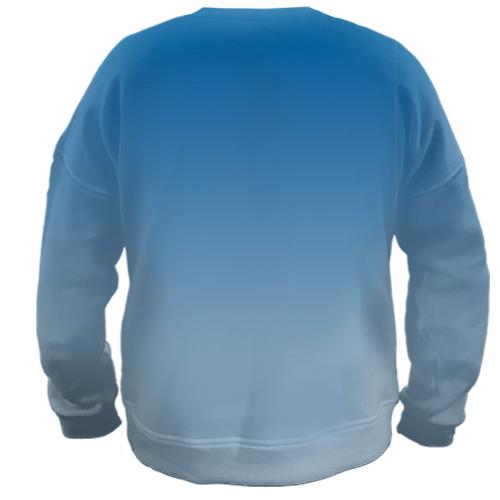 3D свитшот Луганск (вид сзади)