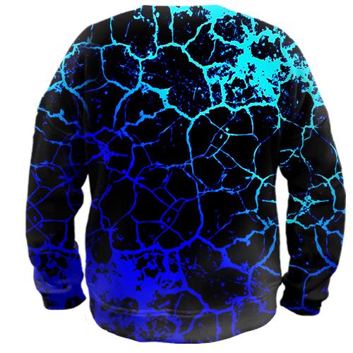 3D світшот Соник (арт) (вид ззаду)