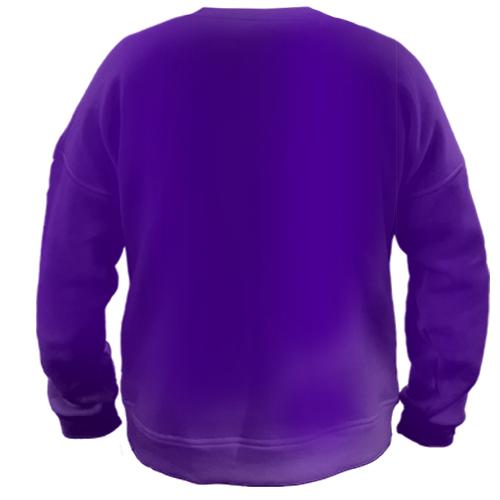 3D свитшот с трехглазым осьминогом (вид сзади)