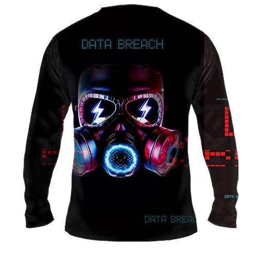 Мужской 3D лонгслив "Dark Net" (вид сзади)