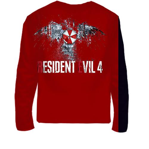 Детский 3D лонгслив "Resident Evil" (вид сзади)