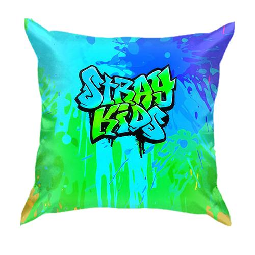 3D подушка "Stray Kids" (вид спереду)