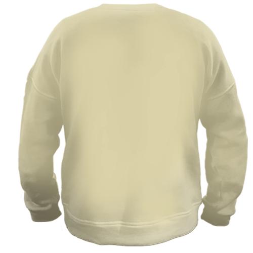 3D світшот з тенісними гравцями і сіткою (вид ззаду)