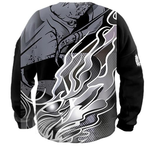 3D свитшот "Venum" череп (вид сзади)