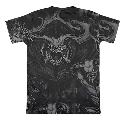 3D футболка Doom (вид сзади)