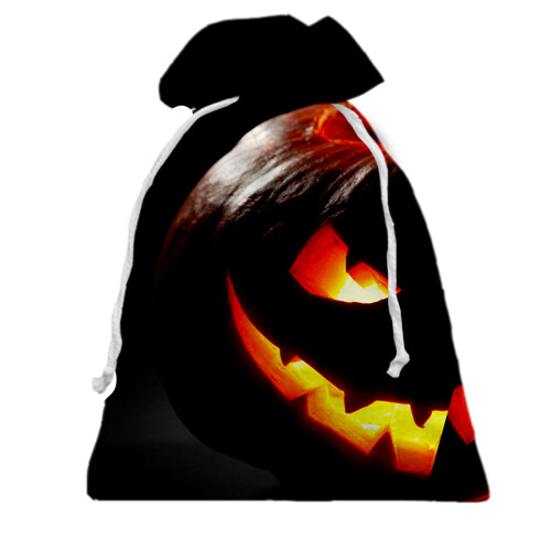 Подарунковий мішечок Halloween pumpkin art 3 (вид спереду)