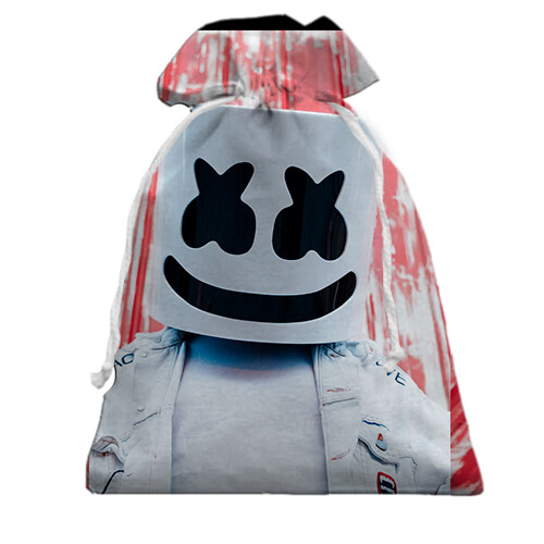 Подарочный мешочек Mr. Marshmallow (вид сзади)