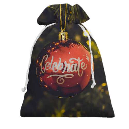 Подарочный мешочек Christmas toy 5 (вид спереди)