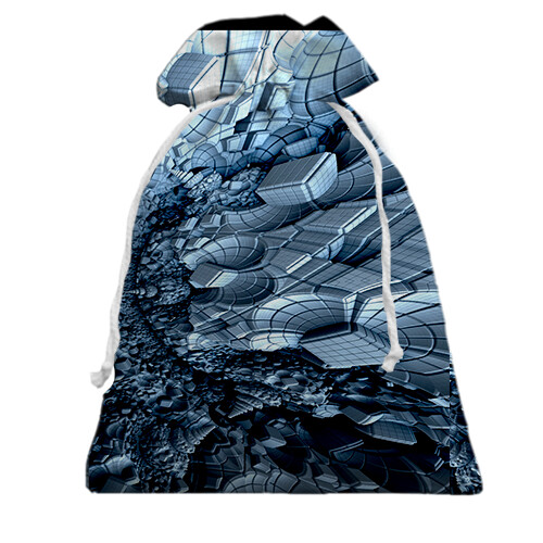 Подарочный мешочек Abstraction. 13 (вид сзади)