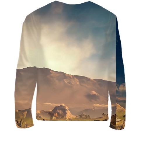 Дитячий 3D лонгслів Helldivers II (вид ззаду)