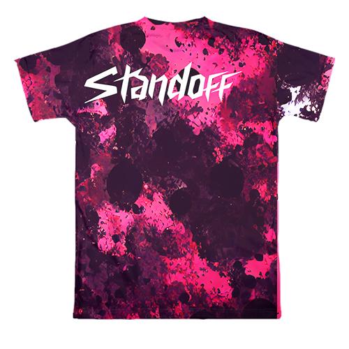 3D футболка STANDOFF 2 (Pink) (вид сзади)