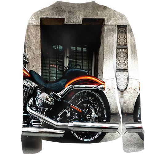 Детский 3D свитшот Harley-Davidson (вид сзади)