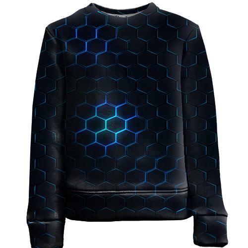 Дитячий 3D світшот Броня (вид спереду)